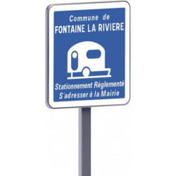 C23 500X500 C1 stationnement réglementé pour les caravannes et autocaravanes