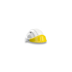 CASQUE "ORIZON" BLANC VISIERE JAUNE