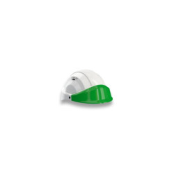 CASQUE "ORIZON" BLANC VISIERE VERTE