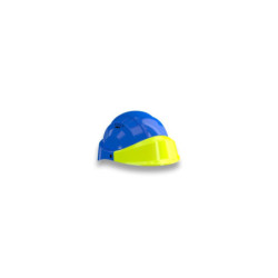 CASQUE "ORIZON" BLEU VISIERE FLUO JAUNE
