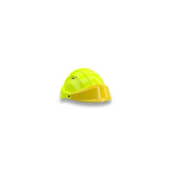 CASQUE "ORIZON" FLUO JAUNE VISIERE JAUNE