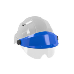 CASQUE "ORIZON" GRIS VISIERE BLEUE AVEC LUNETTE
