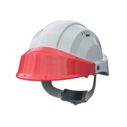 CASQUE "ORIZON" GRIS VISIERE ROUGE