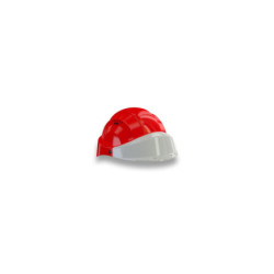 CASQUE "ORIZON" ROUGE VISIERE GRISE