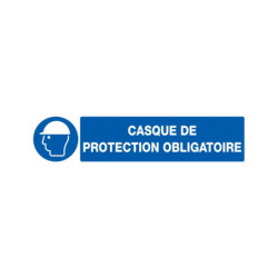 CASQUE DE PROTECTION OBLIGATOIRE 330x75mm