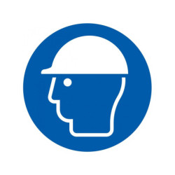 CASQUE DE PROTECTION OBLIGATOIRE D.180mm