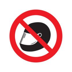 CASQUE INTERDIT D.420mm