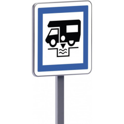 CE24 700X700 C2 station de vidange pour caravanes auto caravanes et cars