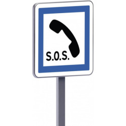 CE2a 500X500 C2 poste d'appel d'urgence