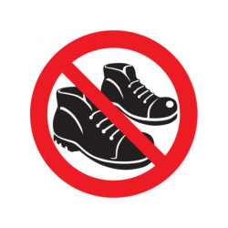CHAUSSURES INTERDITES D.420mm