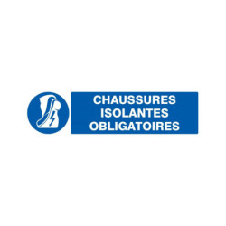 CHAUSSURES ISOLANTES OBLIGATOIRES 330x120mm