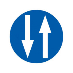CIRCULATION A DOUBLE SENS D.300mm