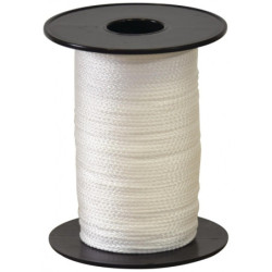 CORDEAU POLYPRO TRESSE BLANC 85M FIL 1,5MM