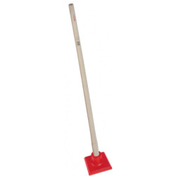 DAME CARREE 5KG 15X15CM ACIER FORGE EMMANCHEE BOIS