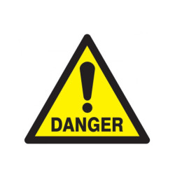DANGER 300x300x300mm