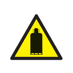 DANGER BOUTEILLE DE GAZ 300x300x300mm