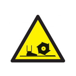 DANGER BROCHE DE FRAISAGE 100x100x100mm
