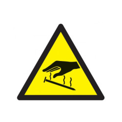 DANGER ELECTRICITE STATIQUE 100x100x100mm
