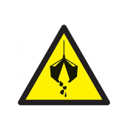 DANGER ENGIN DE LEVAGE 100x100x100mm