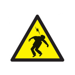 DANGER HAUTE TENSION 330x75mm