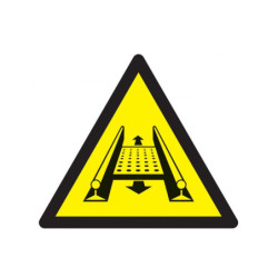 DANGER INSTALLATION MOBILE 100x100x100mm