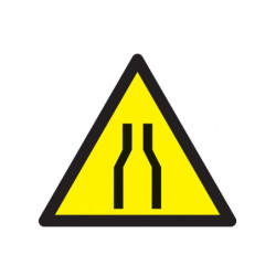 DANGER RETRECISSEMENT 100x100x100mm