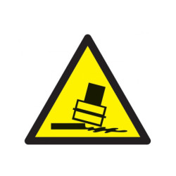 DANGER RISQUE DE BASCULEMENT 300x300x300mm
