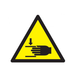 DANGER, ECRASEMENT DES MAINS 300x300x300mm