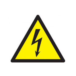 DANGER, ELECTRICITE 100X100X100mm