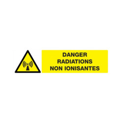 DANGER, RADIATIONS NON IONISANTES 100X100X100mm