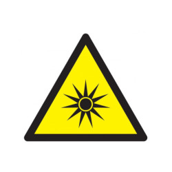 DANGER, RAYONNEMENT OPTIQUE 100x100x100mm