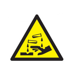 DANGER, SUBSTANCES CORROSIVES 330x200mm