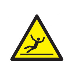 DANGER, SURFACE GLISSANTE 300x300x300mm