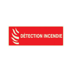 DETECTION D'INCENDIE LUMINESCENT 330x75mm