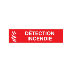 DETECTION INCENDIE 330x200mm