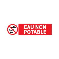 EAU NON POTABLE 330x200mm
