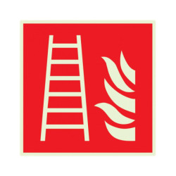 ECHELLE D'INCENDIE LUMINESCENT 330x120mm