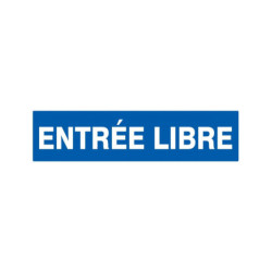 ENTREE LIBRE 330x120mm