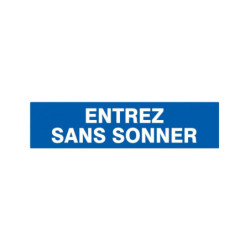 ENTREZ SANS SONNER 200x52mm