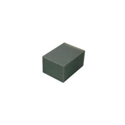 EPONGE SYNTHETIQUE GRISE 15X10X8CM