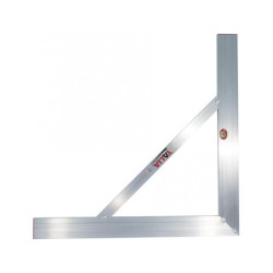 EQUERRE ALUMINIUM SOUDEE A NIVEAU ISOCELE 100X100CM