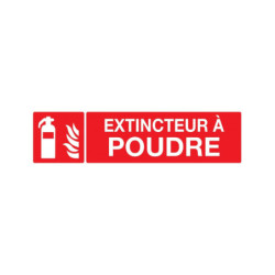 EXTINCTEUR A POUDRE 330x120mm