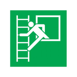 FENETRE DE SECOURS AVEC ECHELLE DE SECOURS 200x200mm