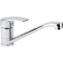 Robinet mitigeur d'évier de cuisine à bec mobile Riviera - 6l/min - 141mm