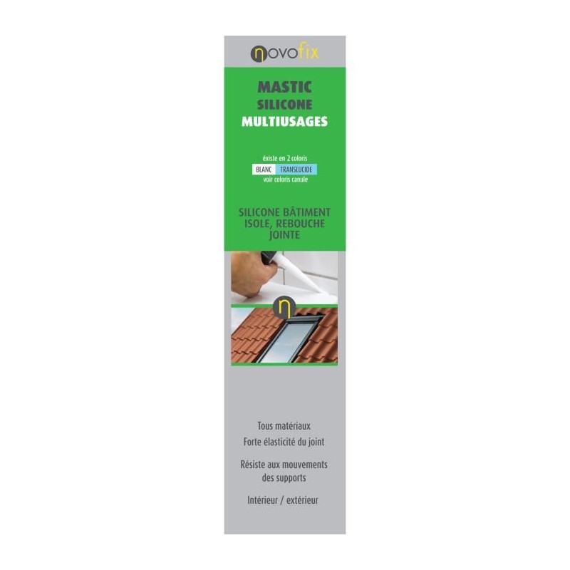 NOVOFIX Mastic silicone 280ML