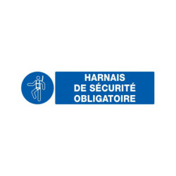 HARNAIS DE SECURITE OBLIGATOIRE 330x200mm