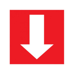 INDICATION DU MATERIEL D'INCENDIE 200x200mm