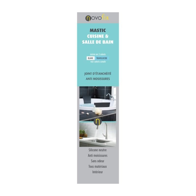 NOVOFIX Mastic cuisine et salle de bain 280ML