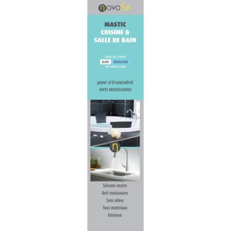 NOVOFIX Mastic cuisine et salle de bain 280ML