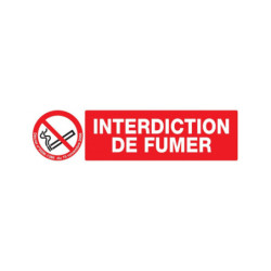 INTERDICTION DE FUMER...